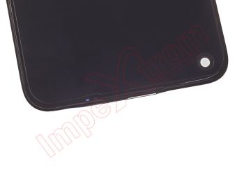 Pantalla completa IPS LCD negra con carcasa frontal para Realme 6 (RMX2001)